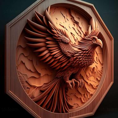 3D model phoenix (STL)